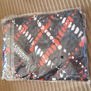 Soft Leggings - One Size Red White Blue Anericana